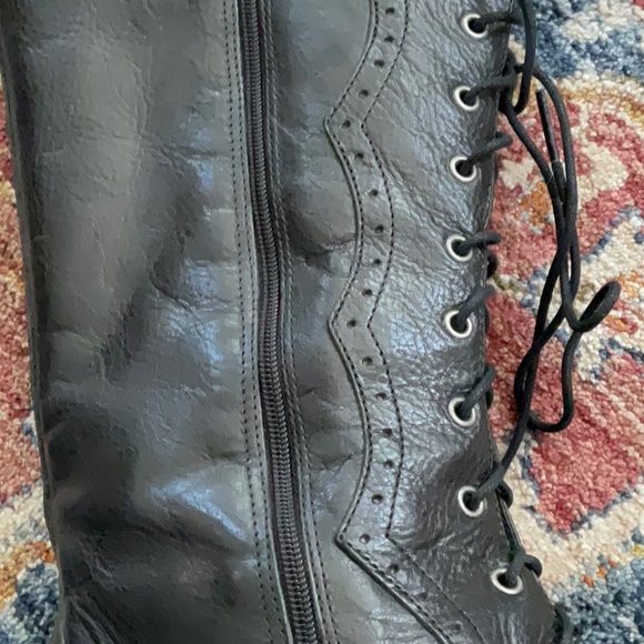 J.Jill leather lace up boots with side zipper - Picture 8 of 8